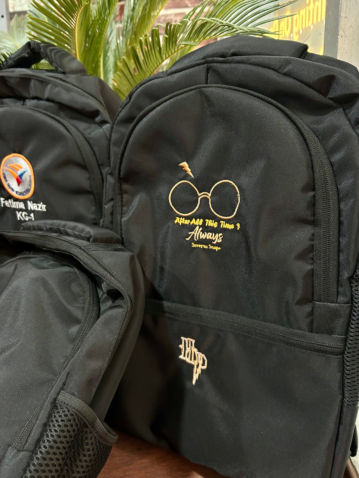 Customized Embroidery School/Laptop Bags