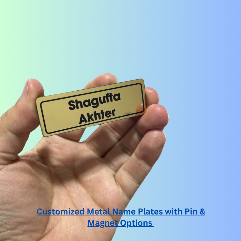 Customized Metal Name Plate Badges
