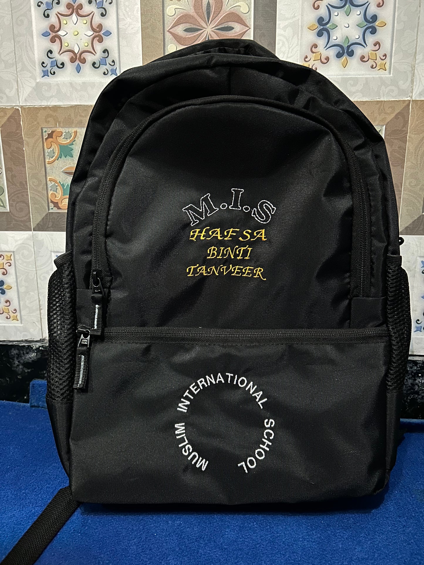 Customized Embroidery School/Laptop Bags