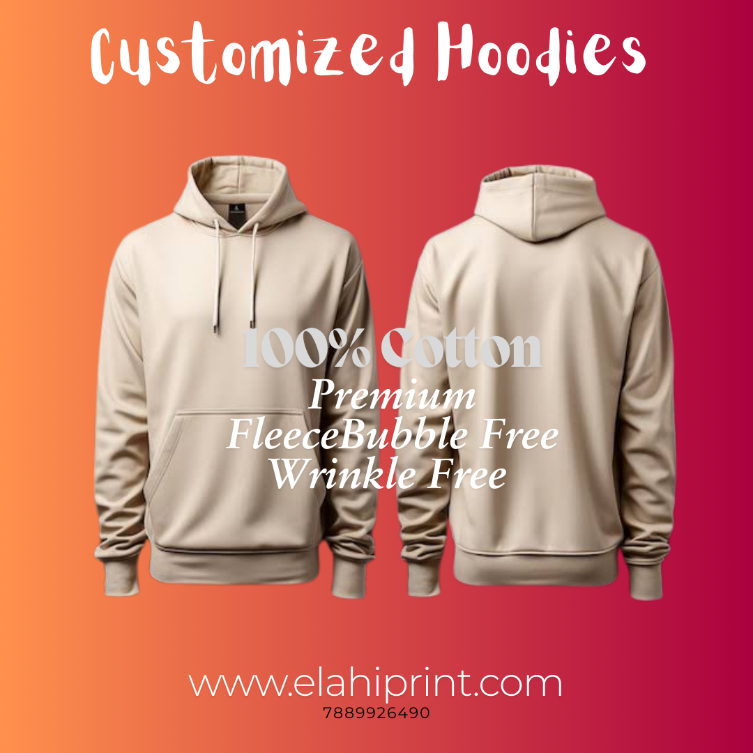 Customized Fleece Cotton Hoodies