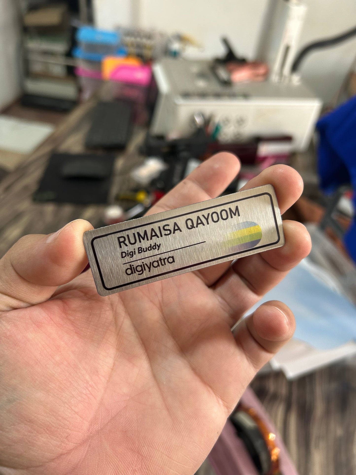 Customized Metal Name Plate Badges