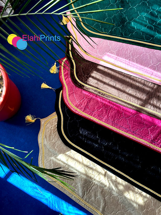 Customized Dome shaped Prayer Mats with personalized names