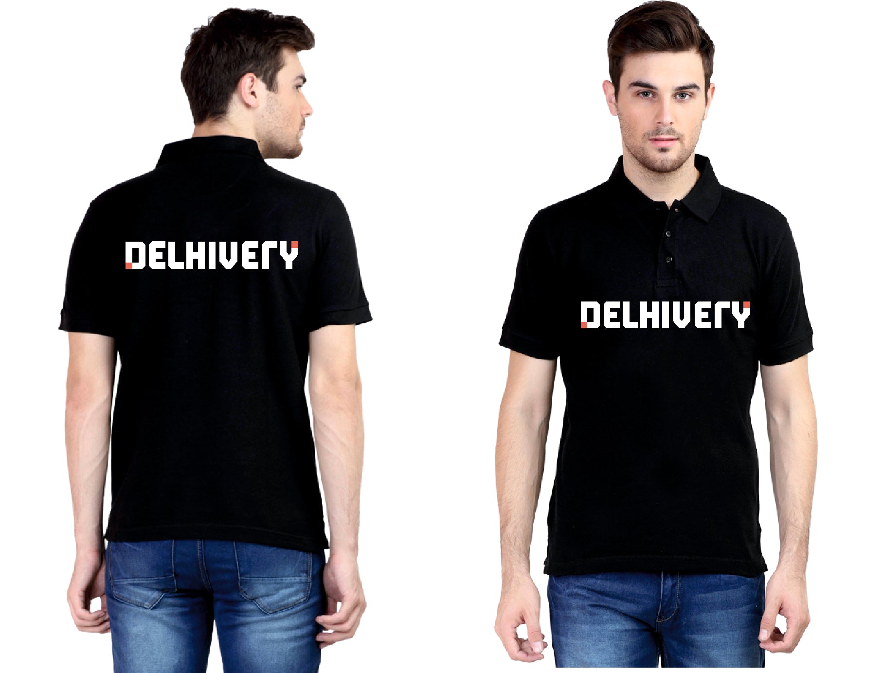 Delhivery Courier Tshirts Polo Cotton