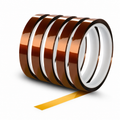 Premium 12 mm Brown Copper Heat Resistant Tape for Sublimation: Pack of 5