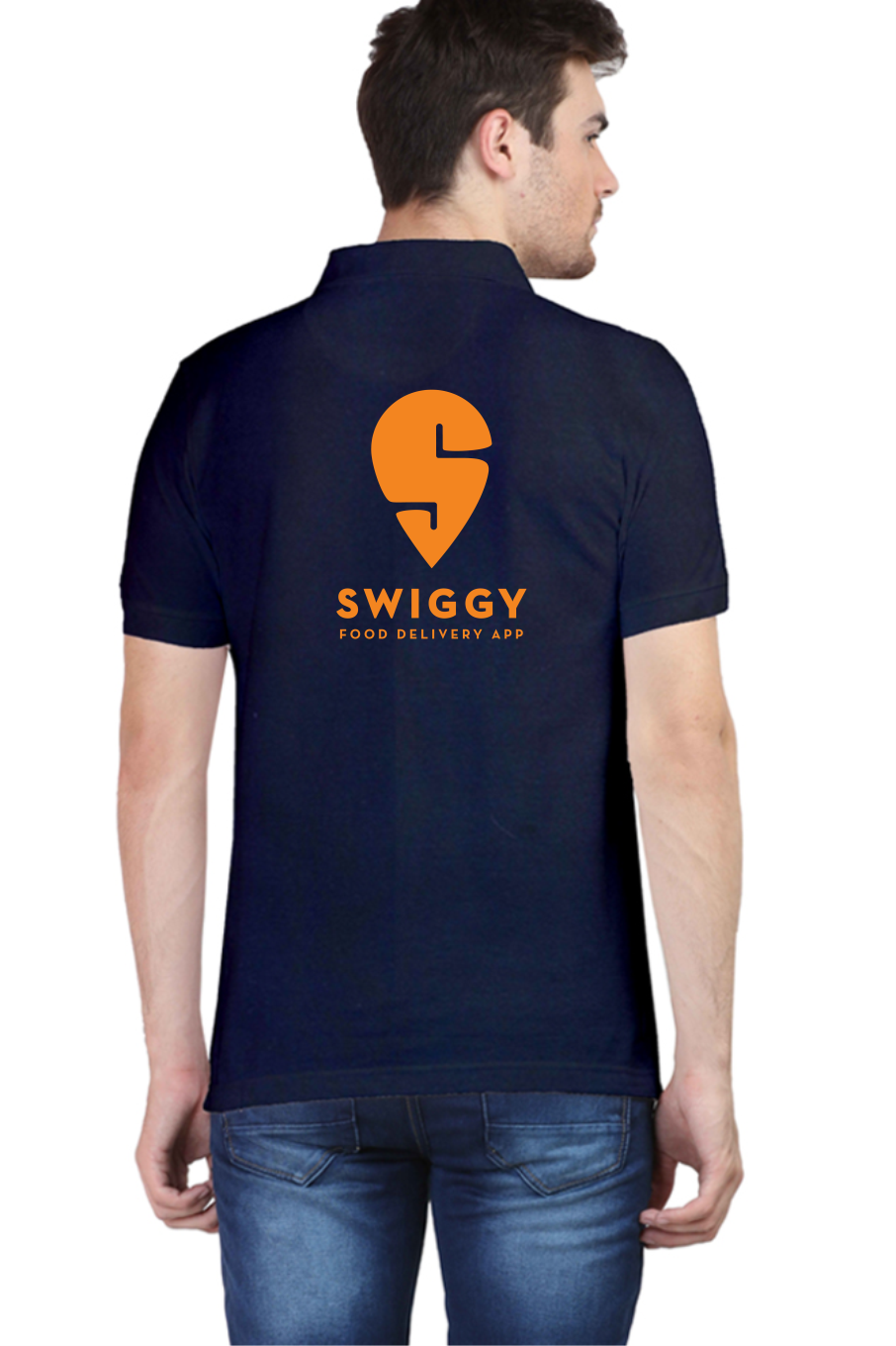 Swiggy Printed Polo Tshirts