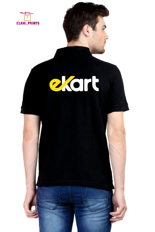 Ekart Courier Printed T-Shirt Poly Cotton