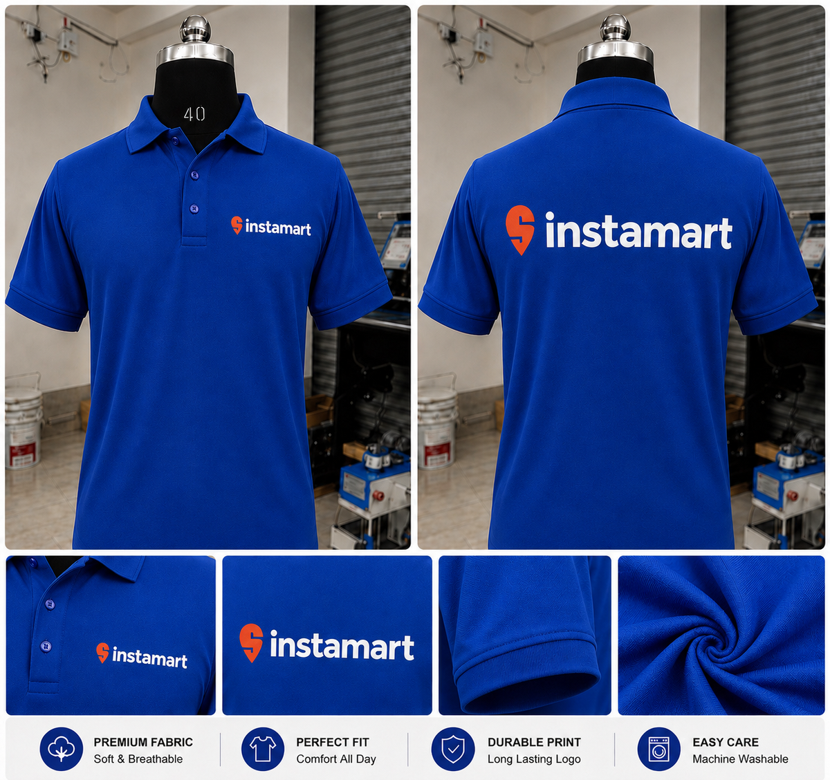 Instamart Printed T-Shirt – Unisex Casual Wear