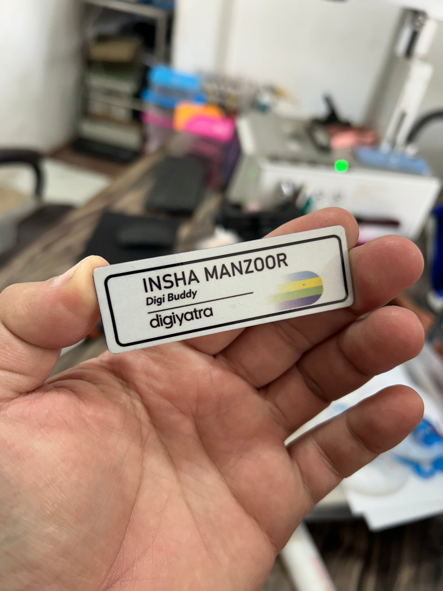 Customized Metal Name Plate Badges