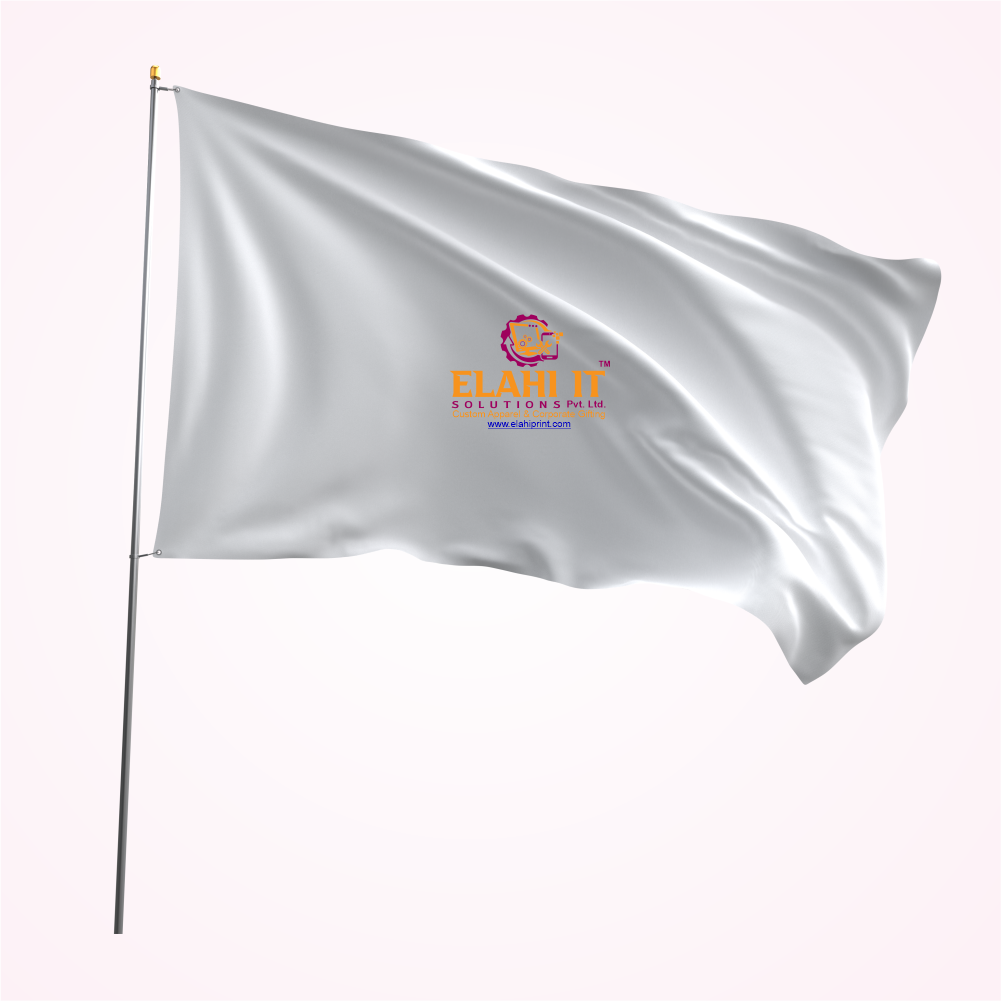Personalized Satin Fabric Flag – Custom Print | Elahi Prints