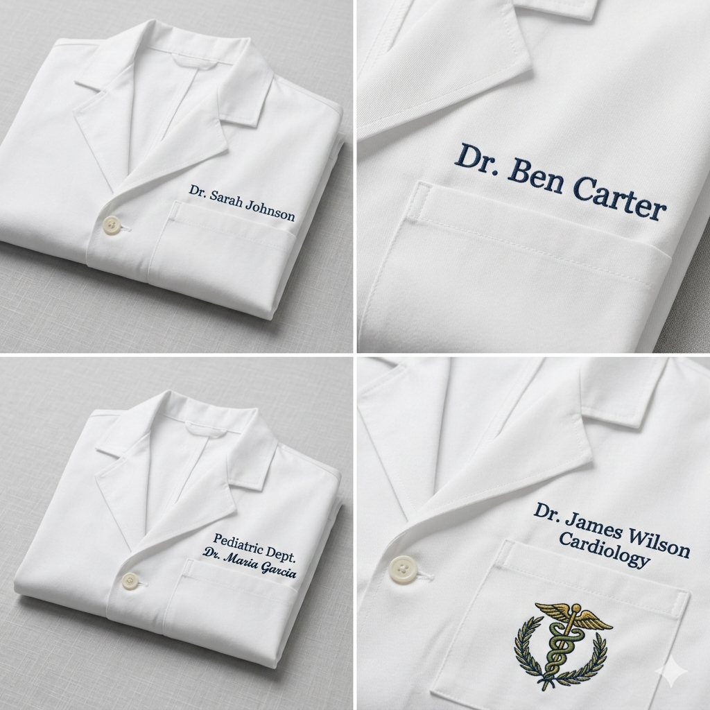 Personalized Doctor Coats with Premium Embroidery