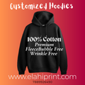 Customized Fleece Cotton Hoodies 350gsm