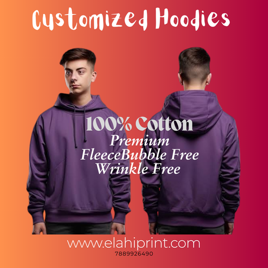 Customized Fleece Cotton Hoodies