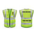 High‑Visibility Safety Jacket – Reflective Protective Workwear for Construction, Roadwork & Outdoor Safety (Pack of 1)
