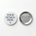 Customized Button Badge With Photo Logo & Text