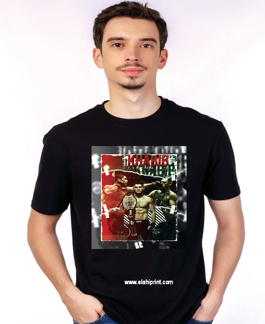 The Eagle Khabib UFC Black Tshirts