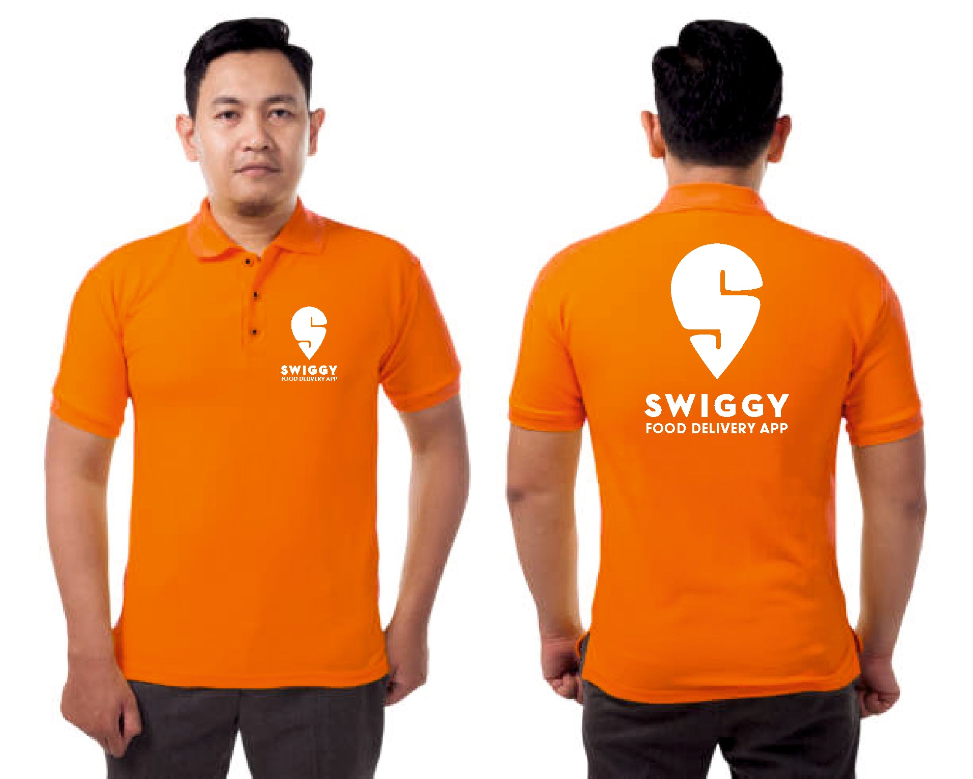 Swiggy Printed Delivery Boys Tshirts