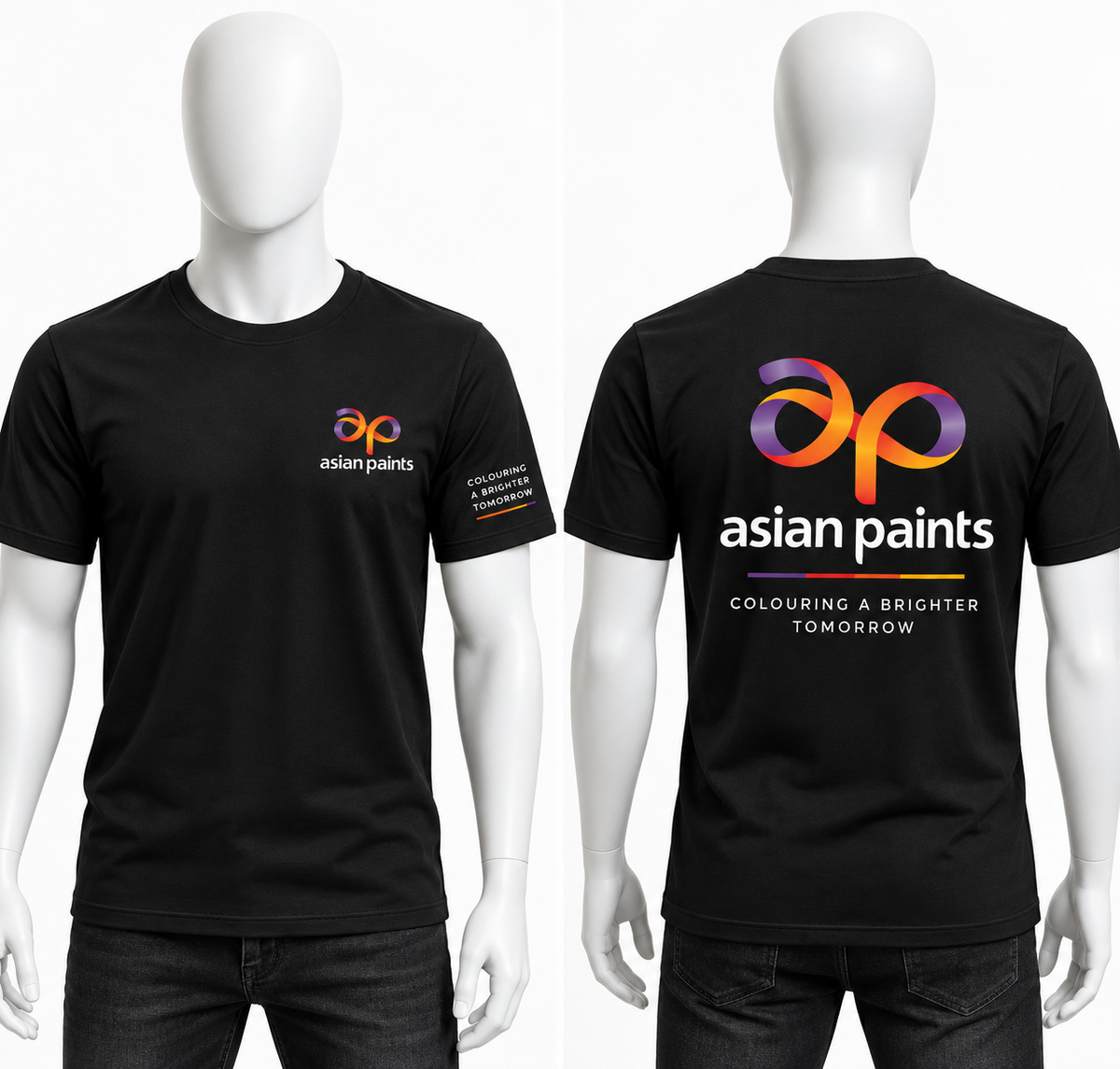 Asian Paints Staff & Corporate T-Shirt | Asian Paints Custom Uniform T-Shirt