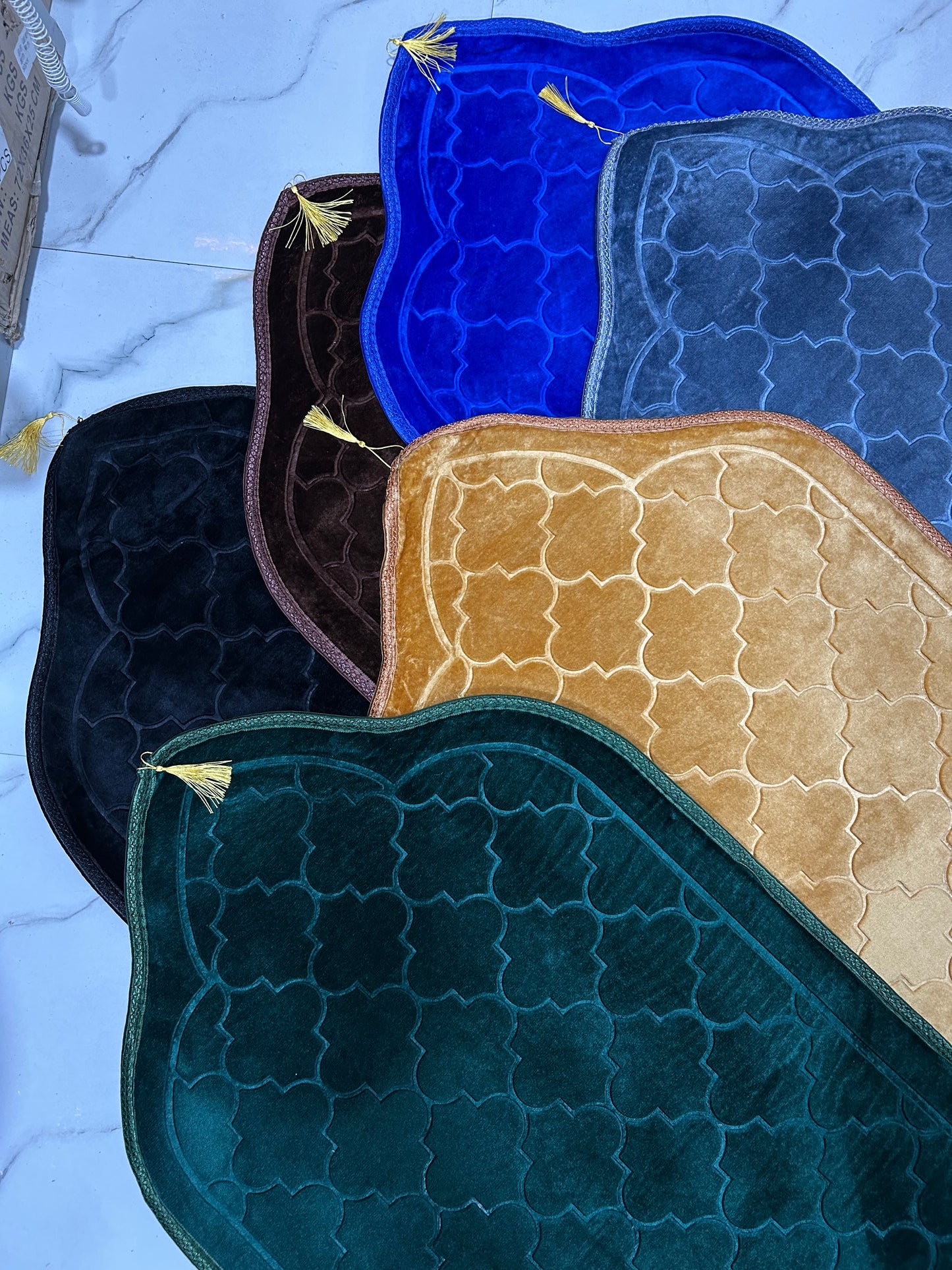 Customized Dome shaped Prayer Mats with personalized names