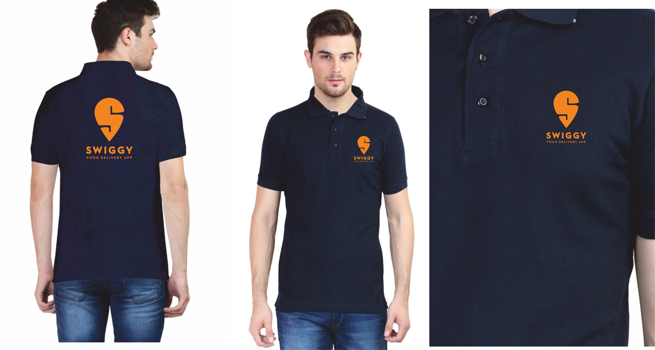 Swiggy Printed Delivery Boys Tshirts