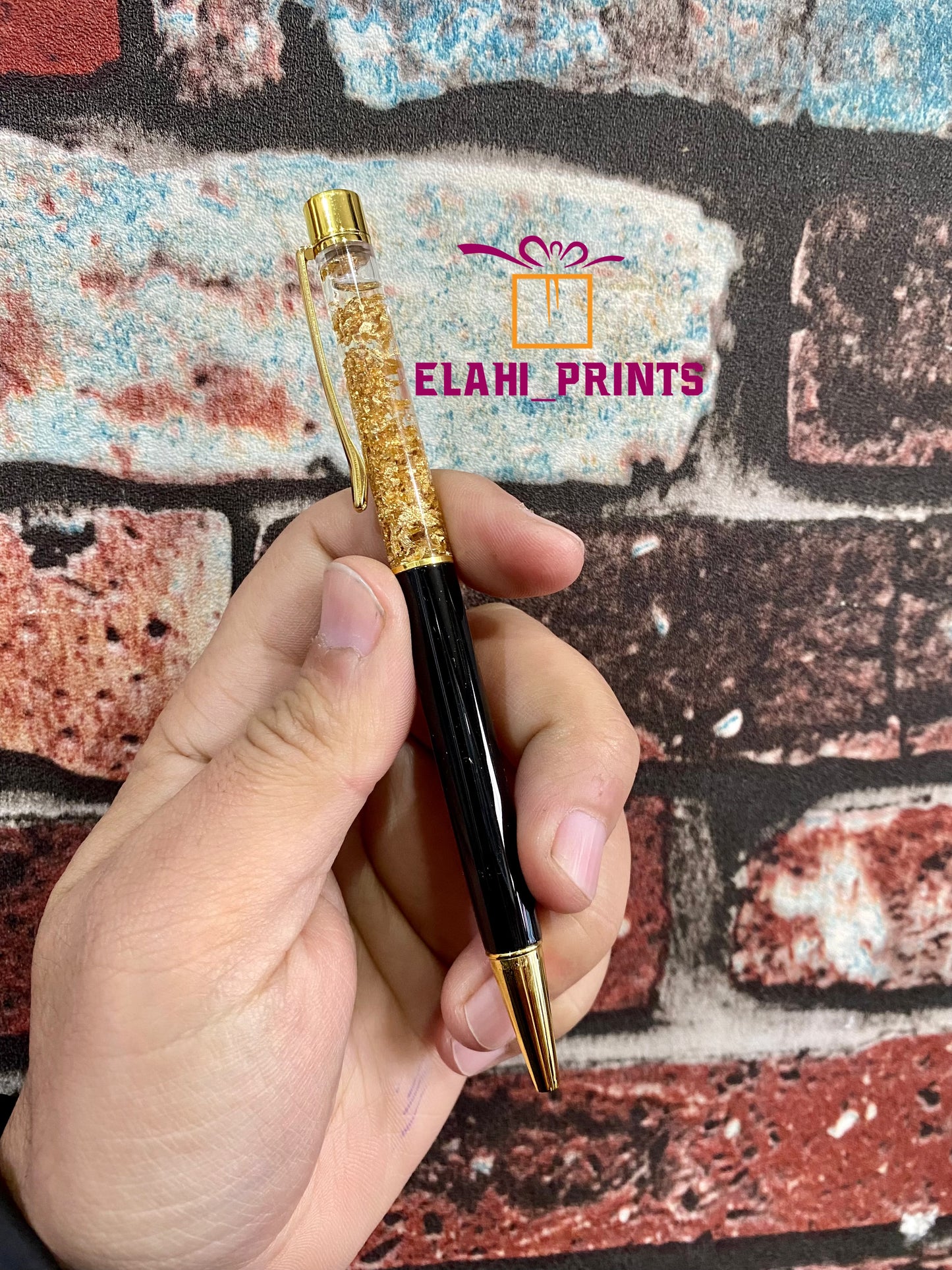 Gold Flake Pen