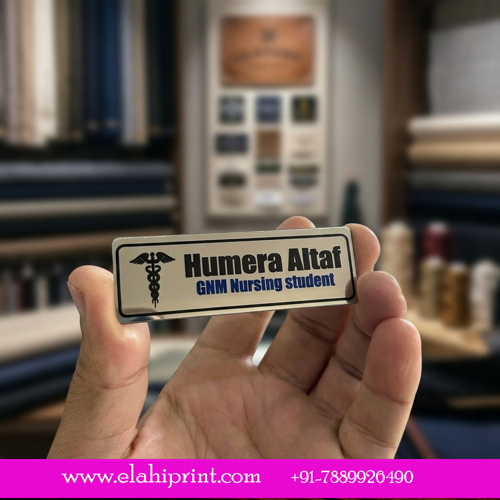 Custom Office Name Badge – Professional Metal Name Tag